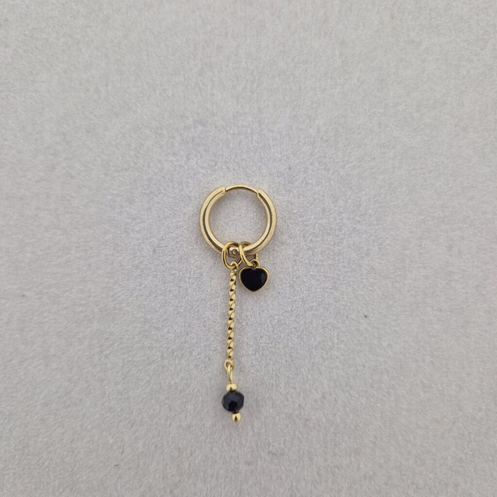 One Piece oorbel | Zwart