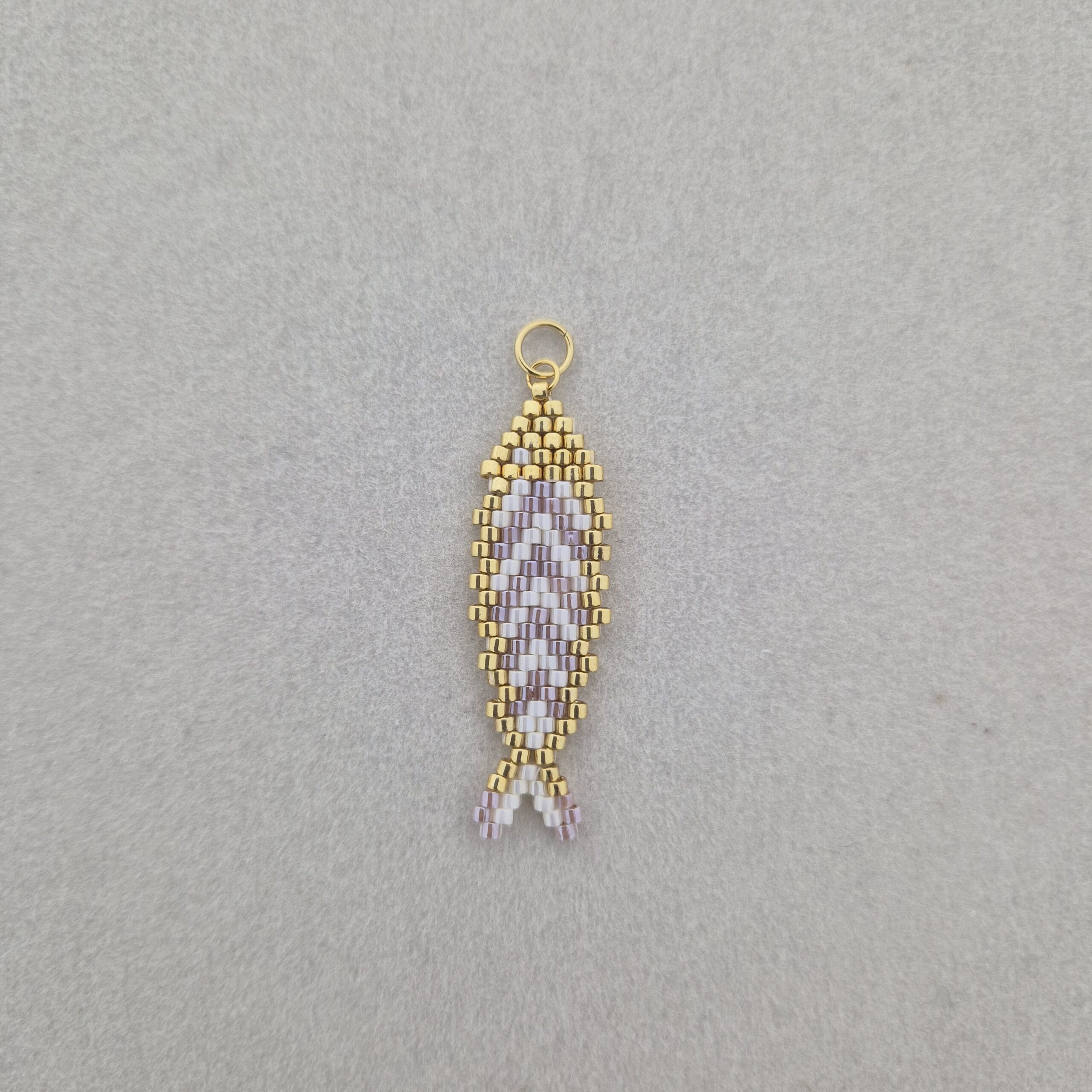 Bedel Miyuki visje | Beige - Wit