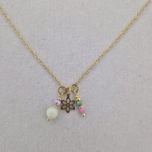 Ketting met 3 bedels | 12