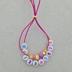 SOS armbandje - fuchsia