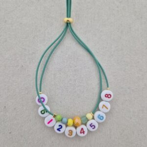 SOS armbandje - turquoise